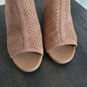 Tan Suede Mules - 8.5M